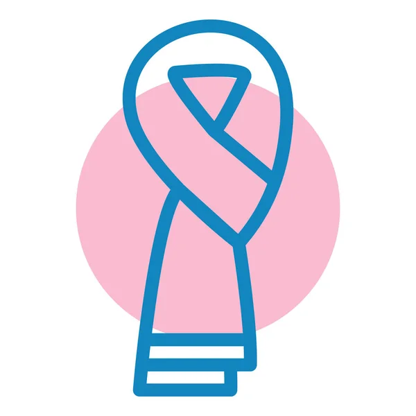 Рак Молочної Залози Проста Ілюстрація — стоковий вектор