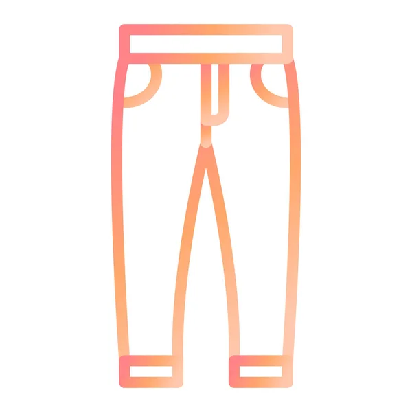 Jeans Modern Icon Vector Illustration — Image vectorielle