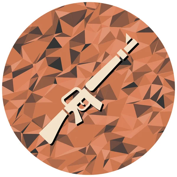 Bir silah simgesinin gösterimi 