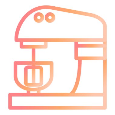 Karıştırıcı modern simge vektör illüstrasyonu 