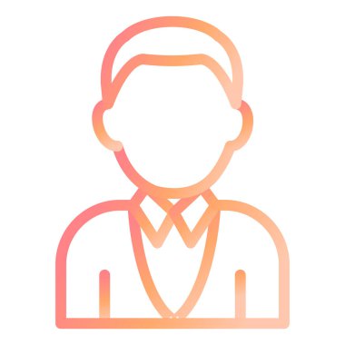 Adamım. Web simgesi basit illüstrasyon 