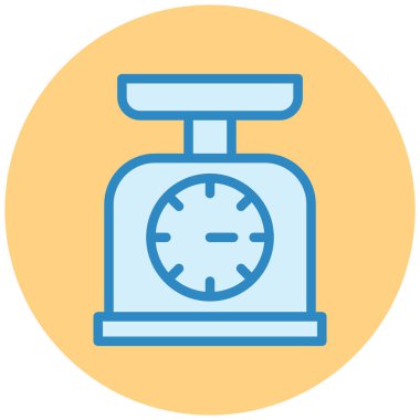 ağırlık ölçekli vektör simgesi