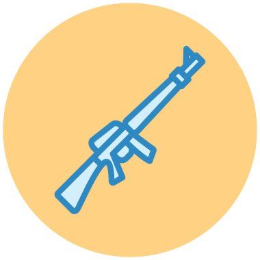 Silah. Web simgesi basit illüstrasyon