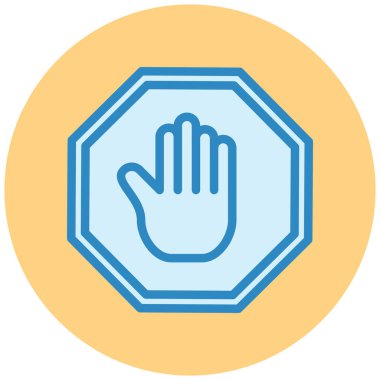 Dur işareti. Basit resimleme