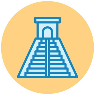 Bir kilise simgesinin vektör illüstrasyonu