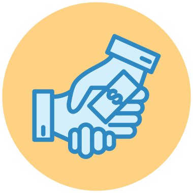 Tokalaşın. Web simgesi vektör illüstrasyonu