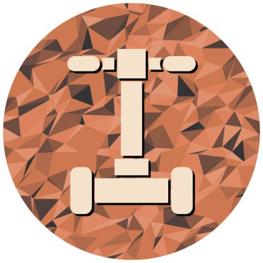 Bir spor simgesinin vektör illüstrasyonu