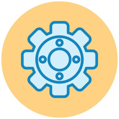 Çarklı. Web simgesi basit illüstrasyon