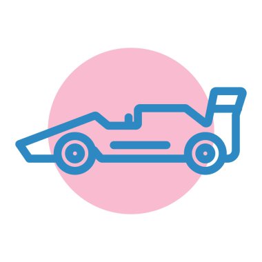 Araba tamir ikonu vektörü. Otomobil tabelası. izole edilmiş sınır sembolü çizimi