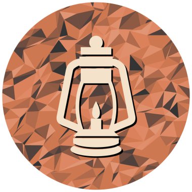 Lamba. Web simgesi basit illüstrasyon