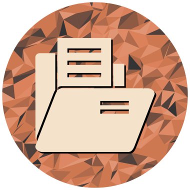 Modern dizin simgesinin vektör illüstrasyonu