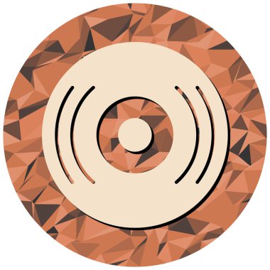 Basit vektör illüstrasyonu, web simgesi 