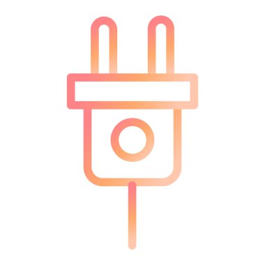 Tak vektör simgesi. düz biçim illüstrasyonu