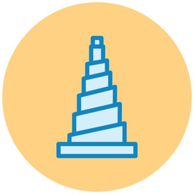 Yapı simgesinin vektör illüstrasyonu