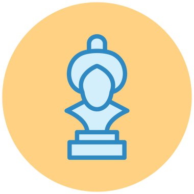 Kupa. Web simgesi basit illüstrasyon