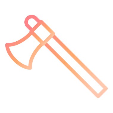 Axe modern simge vektör illüstrasyonu 