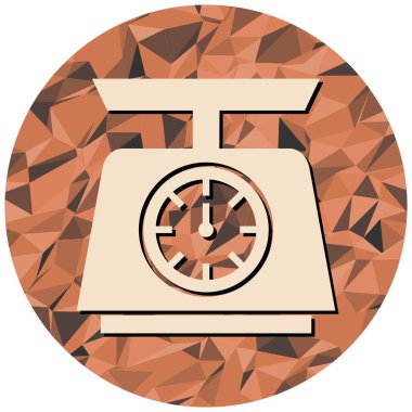 Saat simgesi vektör illüstrasyonu