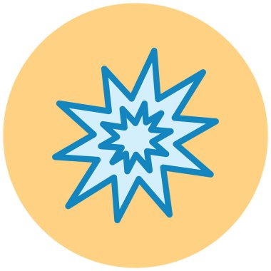 Yıldız. Web simgesi basit illüstrasyon