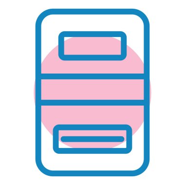 Askeri bıçak ikonu. vektör illüstrasyonu