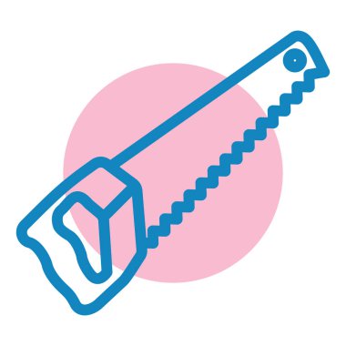 Gördüm. Web simgesi basit illüstrasyon