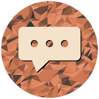 Sohbet Baloncuğu. Vektör illüstrasyonu