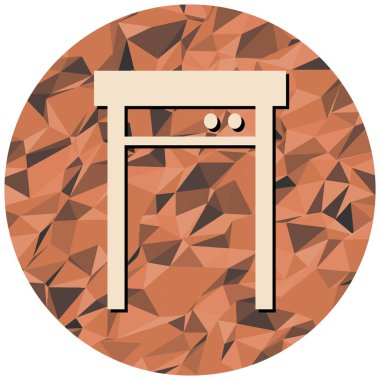 Modern ve moda simgesinin vektör illüstrasyonu