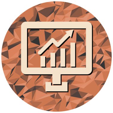 Bilgisayar modern simgesinin vektör illüstrasyonu