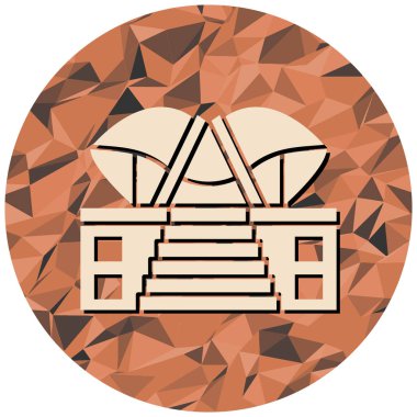 Bir binanın vektör illüstrasyonu