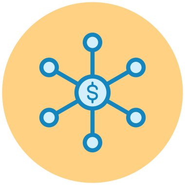 iş yönetimi düz vektör simgesi