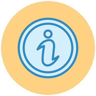 bilgi, web simgesinin trend biçimi konsepti