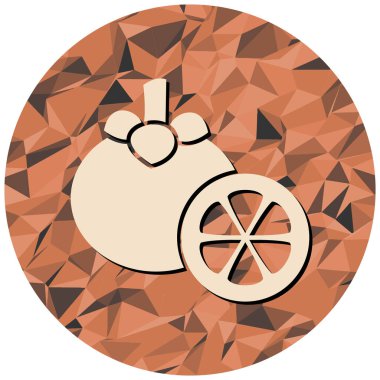 Domates simgesi, vektör illüstrasyonu basit tasarım