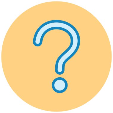 Soru işareti. Web simgesi