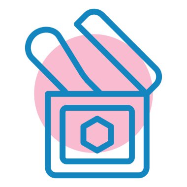 Hediye kutusu. Basit resimleme