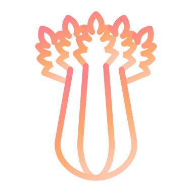 Kereviz. Web simgesi basit illüstrasyon 