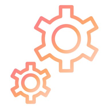 ayarlar modern simge vektör illüstrasyonu 