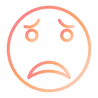 Yorgun modern simge vektör illüstrasyonu 