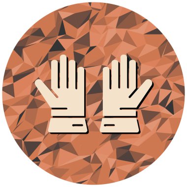 El ikonu. Vektör illüstrasyonu