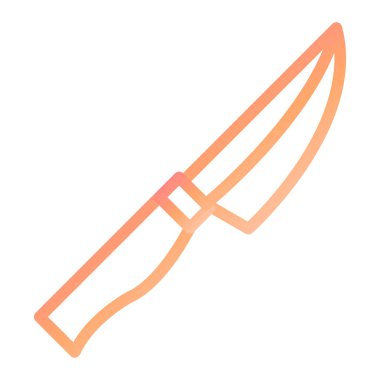 Bıçak. Web simgesi basit illüstrasyon