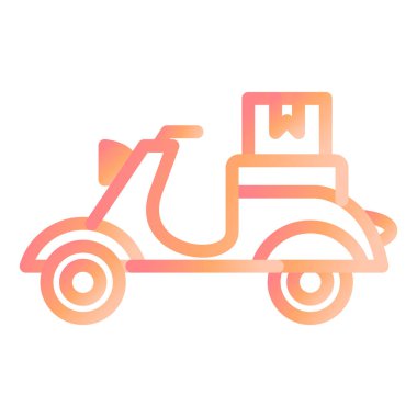 Mobilet. Web simgesi basit illüstrasyon 