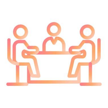 iş takımı simgesi vektör illüstrasyonu