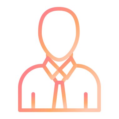 Çalışan. Web simgesi basit illüstrasyon 