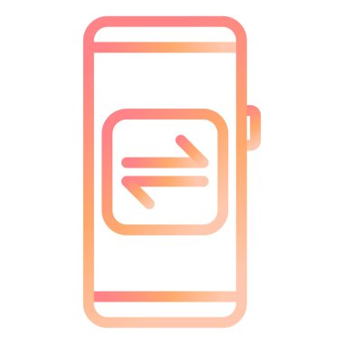 cep telefonu ikonu vektör illüstrasyonu