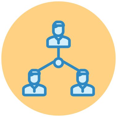 Yönetimden. Web simgesi vektör illüstrasyonu