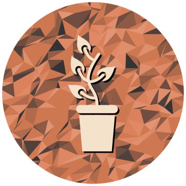 Bir bitkinin vektör illüstrasyonu