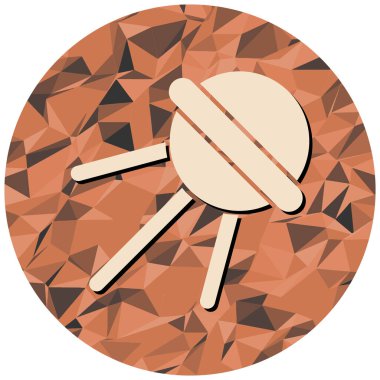 uydu simgesi, vektör illüstrasyonu basit tasarım