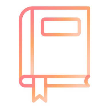 Kitap. Web simgesi basit illüstrasyon