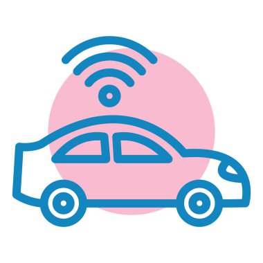 araba paylaşım simgesi vektör illüstrasyonu