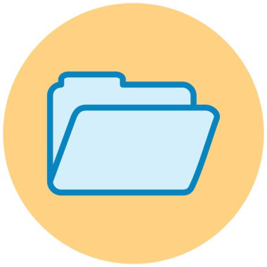 Dosya. Web simgesi basit illüstrasyon