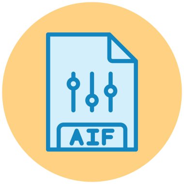 dosya biçimi simgesi, vektör illüstrasyonu