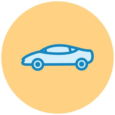 - Araba. Web simgesi basit illüstrasyon